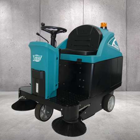 Image de Balayeuse autoportée TS1300 PRO batterie AGM CARBONE
