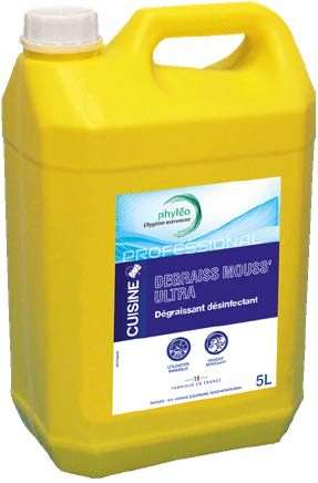 Image de Dégraiss Mouss' Ultra Dégrais/désinf chloré - Bidon 5L