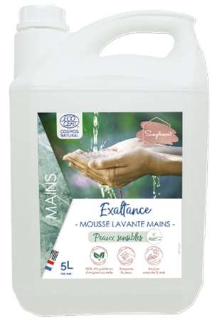 Image de EXALTANCE Lotion moussante peaux sensibles - Bidon 5L