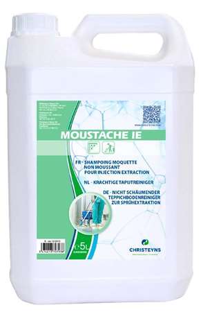 Image de MOUSTACHE IE Champoing moquette inj/ext  - Bidon 5L
