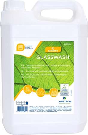 Image de GREEN'R GLASSWASH Lavage verre concentré Ecolabel - Bidon 5L