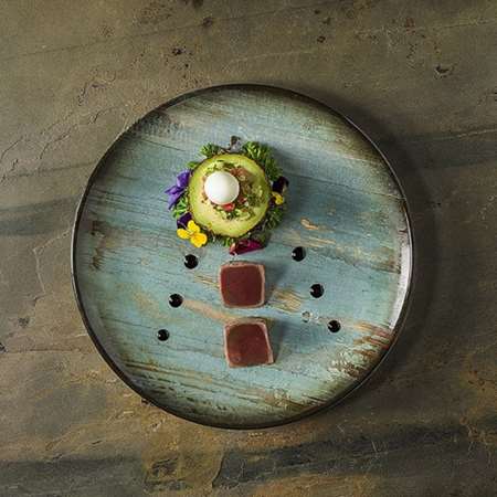 Image de Assiette plate Madera Mint Gourmet Ø17cm