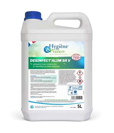 Image de DESINFECT'ALIM SR V ECOCERT - Bidon 5L
