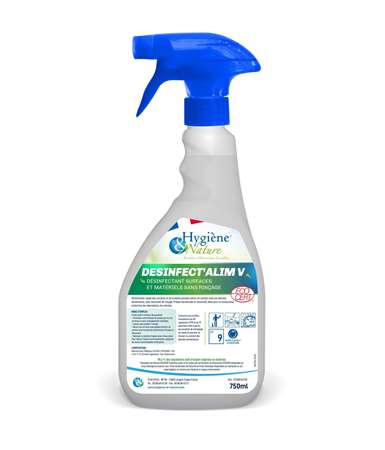 Image de DESINFECT'ALIM SR V ECOCERT - Pulvérisateur 750mL