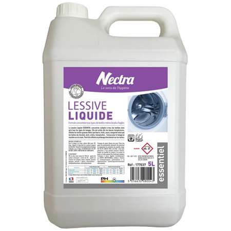 Image de Lessive liquide concentré s.phosphate ESSENTIEL -Bid. 5L