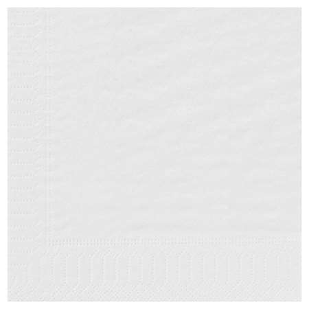 Image de Serviettes Ouate 24x24cm BLANC 2P - Colis de 3000