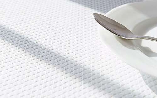 Image de Nappes 70x70cm BLANCHE GAUFRE - Colis de 500