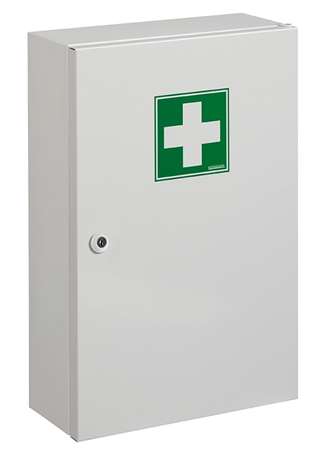 Image de Armoire à pharmacie CLINIX 1 porte Blanc Signalisation