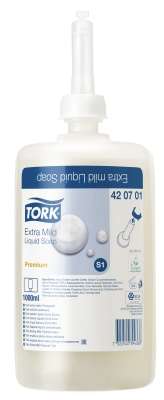 Image de Tork Savon Liquide Peaux sensibles S1 - Colis 6x1L