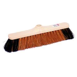 Image de Balai Coco naturel renfort 'moustache' 38cm à vis