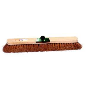 Image de Balais Pro Coco naturel 60cm industrie (Monture bois)
