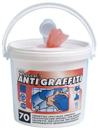 Image de Lingettes anti graffiti - Seau de 70 Lingettes