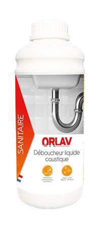 Image de Déboucheur liquide caustique ORLAV - Flacon 1L