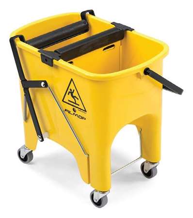 Image de RO-CKET WHEELS - Seau de lavage bibac 2 x 8 lt avec roues