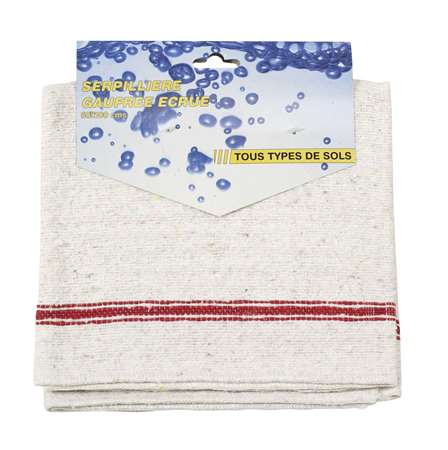 Image de Serpillière gaufrée écrue 430g/m² 50x100