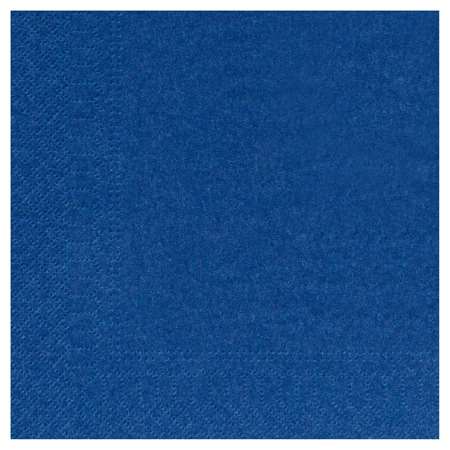 Image de Serviettes 20x20cm OUATE BLEU MARINE - Colis de 1800