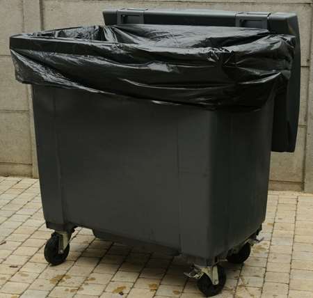 Image de Housse conteneur 750L NOIR 35µ RENF 1930x1500 - Colis de 50