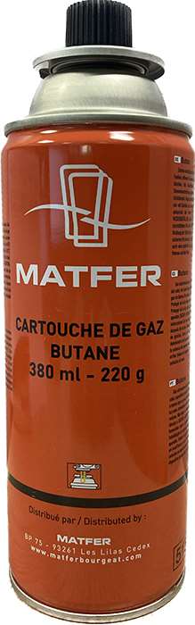 Image de Cartouche Gaz Matfer GAZ 390ml/227g - Unité