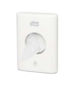 Image de Distributeur de Sachets pour serviettes hygiéniques B5 blanc