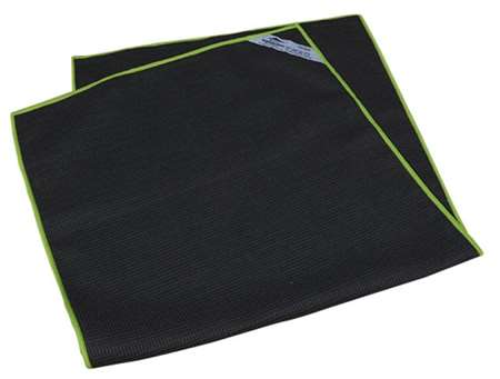 Image de TORCHON VAISSELLE MICRO GRIS SURJET VERT 40 X 80 Sachet de 1