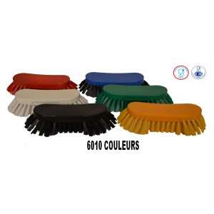 Image de Brosse à main papillon Polyester PBTmi-dur 240x70mm jaune