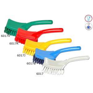 Image de Brosse à main Polyester PBT mi-dur 260x95mm bleu