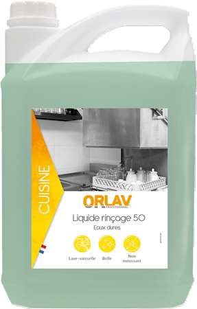 Image de Liquide Rincage 50 ORLAV - Bidon 5L