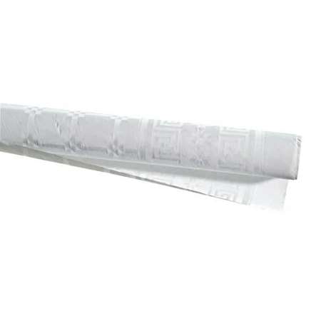 Image de Nappe rouleau DAMASSE BLANC 1,20x100m - Le Rlx