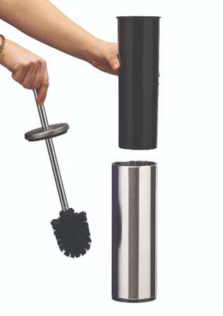 Image de Porte-balayette TULIA inox mural ou à poser