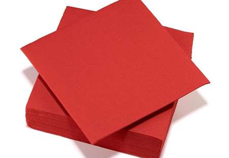 Image de Serviettes Surlys Airlaid 40x40cm ROUGE - Colis 400