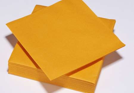 Image de Serviettes Surlys Airlaid 40x40cm MANDARINE - Colis de 400