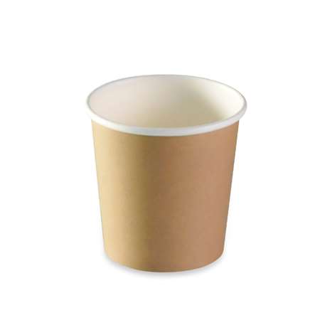 Image de Gobelets carton BRUN 10/12cl - Paquet de 100