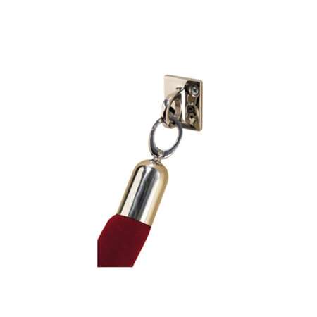 Image de Crochet mural en inox pour cordon séparateu