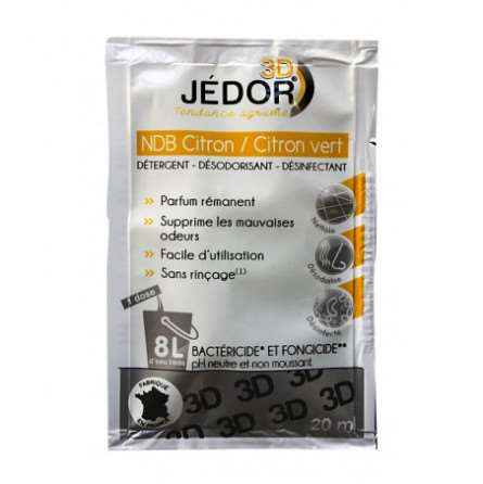 Image de Détergent Désodo Désinfect JEDOR 3D Citron Vert - 250x20mL