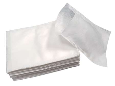 Image de Gant de toilette polyester/viscose blanc - Colis de 1000