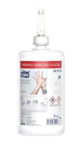 Image de Tork Gel Hydro-Alcoolique S1 - Colis 6x1L