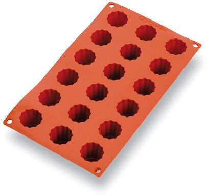 Image de Plaque silicone 18 cannelés bordelais GN 1/3 325x176 - Unité