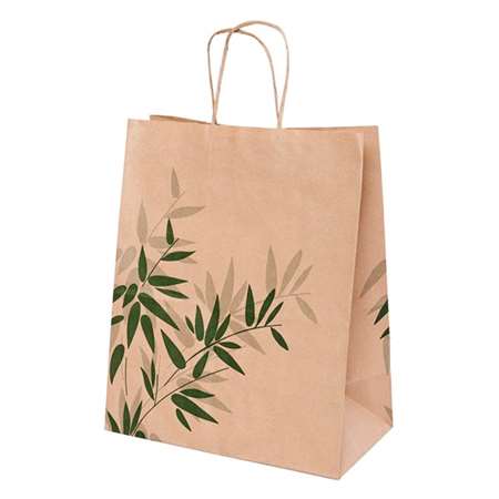 Image de Sacs SOS FEEL GREEN Kraft 26+14x32cm - Pack de 250