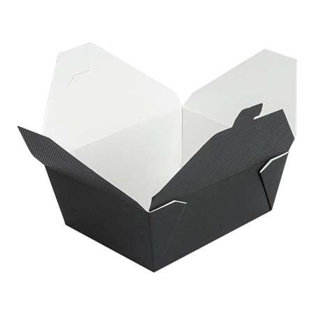 Image de Boite Américaine µ onde Noir 1350ml - Sachet de 50