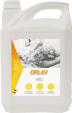 Image de ORLAV VEG Désinf fruits & légumes - Bidon 5L