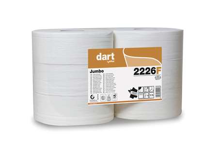 Image de Papier hygiènique 2P MAXI JUMBO DART- 6 Rlx x 240m