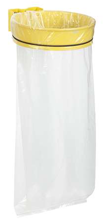 Image de Support sac mural 110L ECOLLECTO ESSENTIEL Jaune Colza (sans