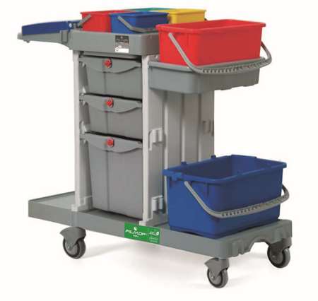 Image de ALPHA 5126 Chariot en polypropylène roues caoutchouc ø125mm