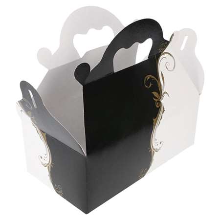 Image de Boite Patisserie avec anses 10x18x7cm - Paquet de 50