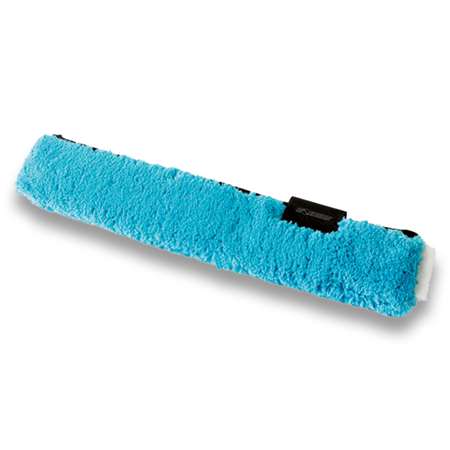 Image de Mouilleur microfibre avec pad abrasif de côté 35cm bleu