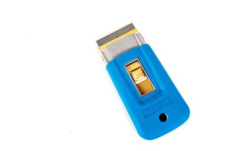 Image de Grattoir caoutchouc de poche avec lame 40mm