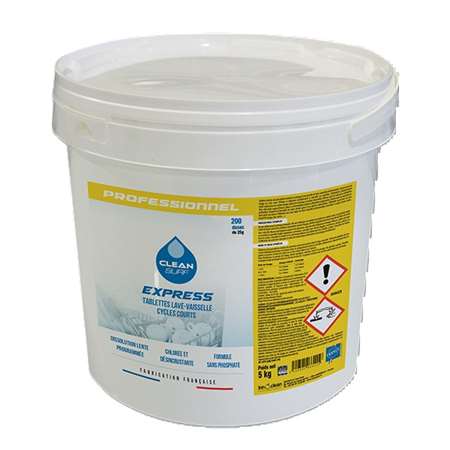 Image de Tablettes lave vaiselle Clean'Surf® EXPRESS - Seau 200 tabs