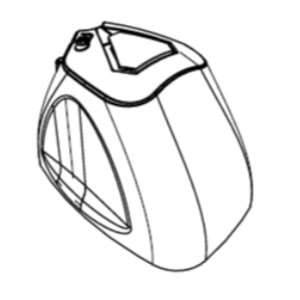 Image de Moulure de couvercle moteur droit NUC 244NX