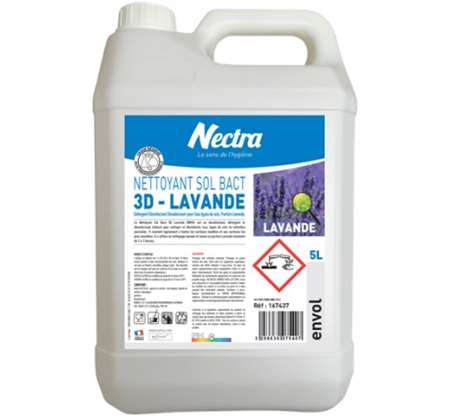 Image de Nettoyant sol 3D LAVANDE Envol - Bidon 5L