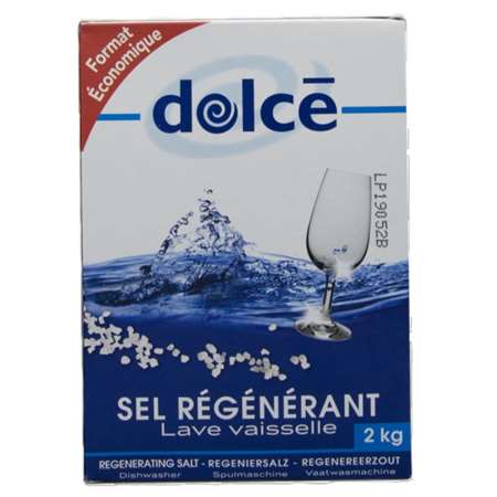 Image de Sel régénérant lave vaisselle dolcé - Boite 2kg